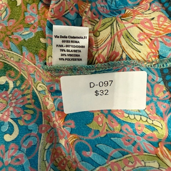 Via Delia Cisternois- Floral Paisley Midi Skirt - Picture 2 of 7